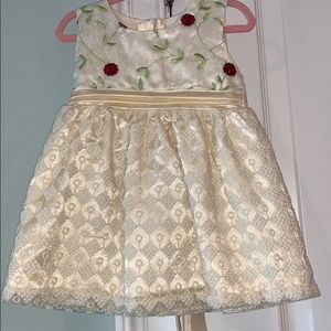Cream colored dress